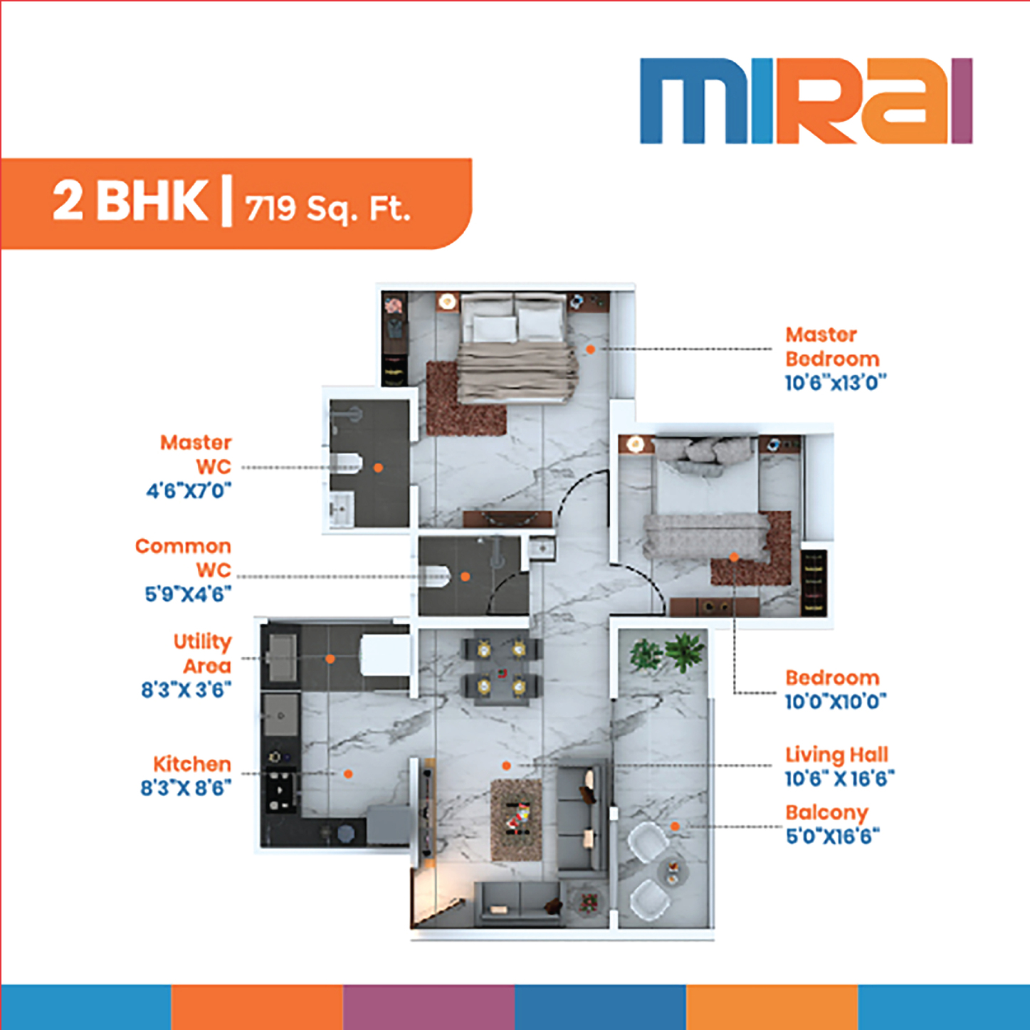 3 BHK Floor Plan